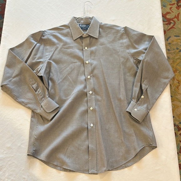 Polo Ralph Lauren‎ Men’s dress shirt button down up Curham Classic Fit Large EUC - Picture 1 of 3